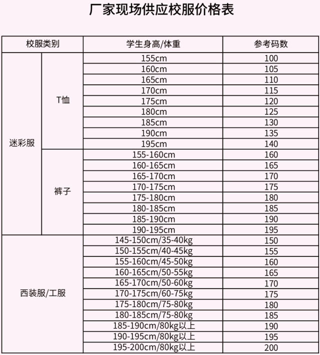 广州市白云工商技师学院校服